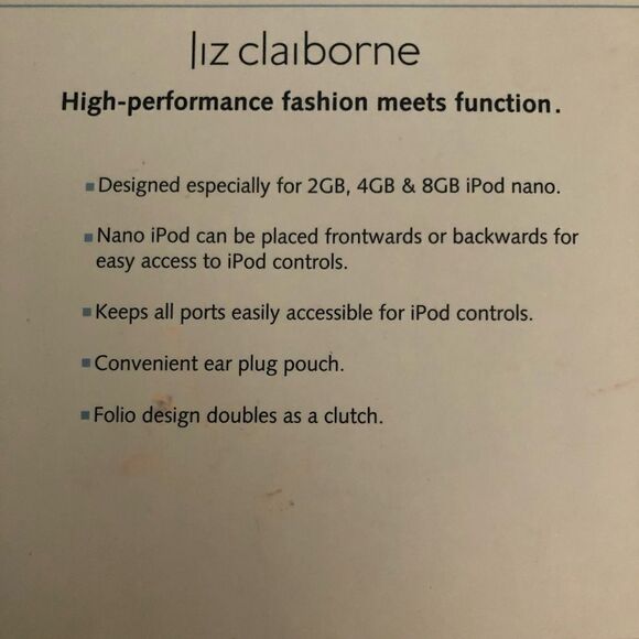 Liz Claiborne Leopard Wristlet IPod Nano Case - Picture 6 of 6